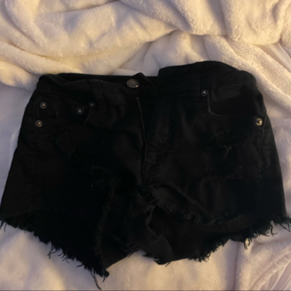Black American eagle shorts